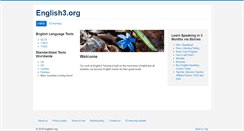 Desktop Screenshot of english3.org