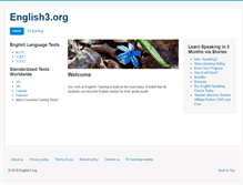 Tablet Screenshot of english3.org